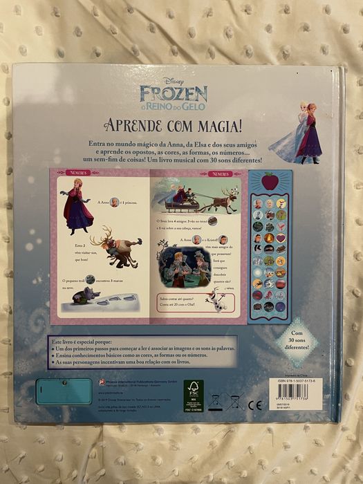 Frozen Livros com 30 sons diferentes Disney Frozen