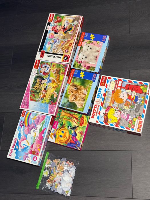 Puzzle dla dzieci od 6-7 lat 120-200 elementów gra Poczta