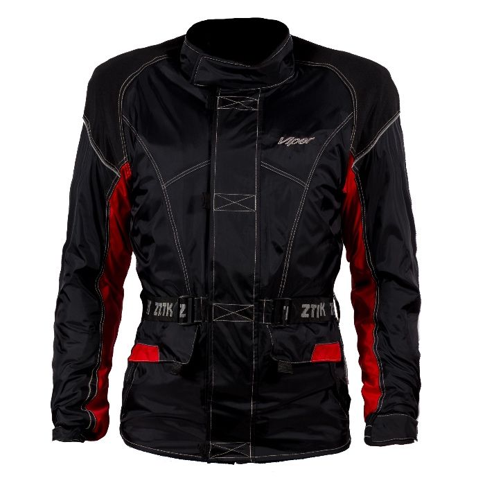 KURTKA MOTOCYKLOWA + Podpinka + Ochraniacze Made in Germany kask AGV