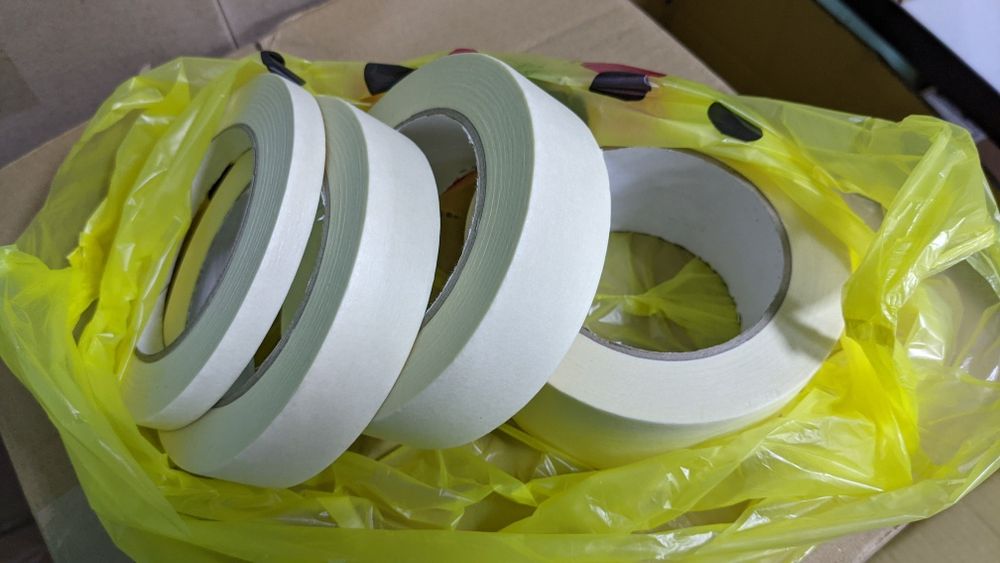 Малярна стрічка (скотч), малярная лента, masking tape 19мм/50м