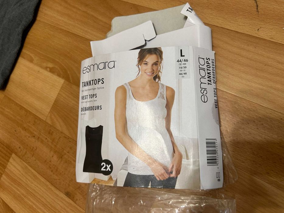 Майка женская Esmara с кружевом  XL новая в упаковке