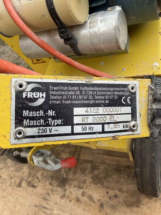 Blastrac Früh RT-2000 EL frezarka do betonu scarifier 230V 1.85kW ABB