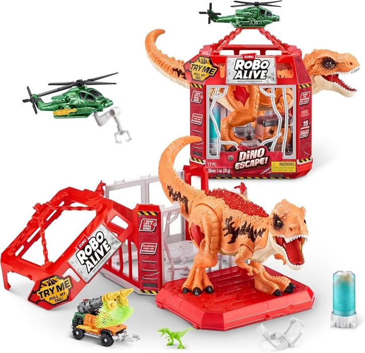 Интерактивный игровой набор Pets & Robo Alive Побег динозавра