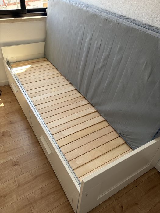 Vendo cama solteiro extensível casal
