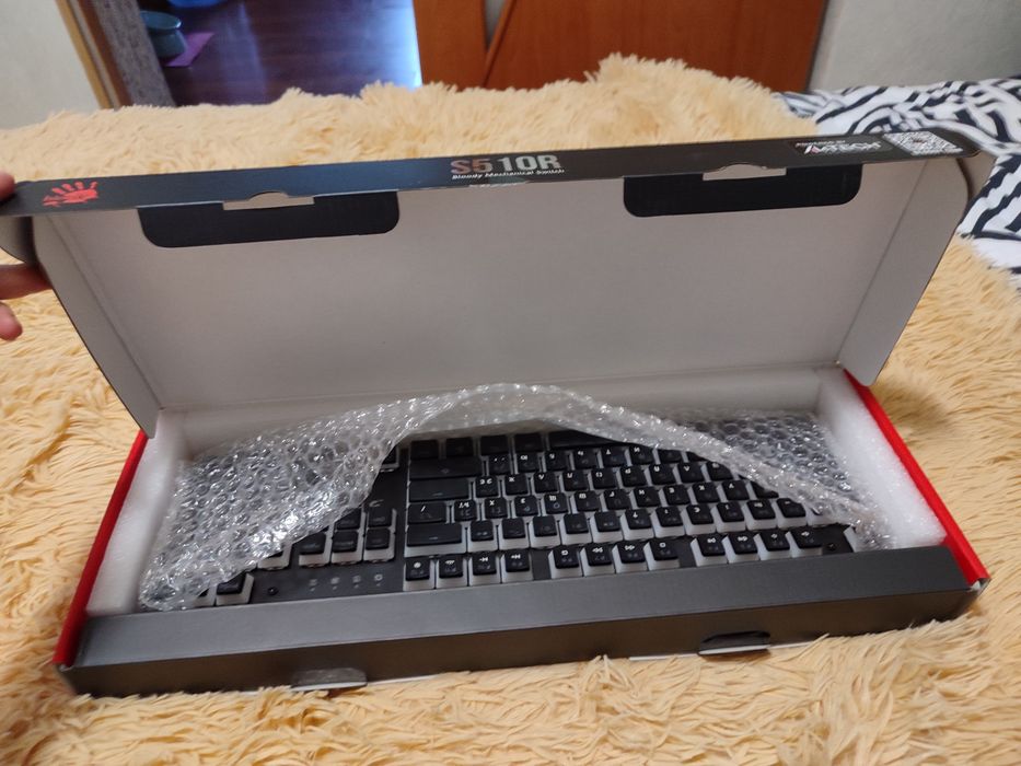 Клавіатура дротова A4Tech S510R Bloody BLMS USB Pudding Black