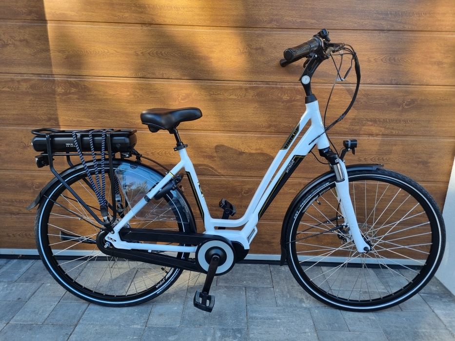 Rower elektryczny holenderski Amslod Aston MTX  Bafang
