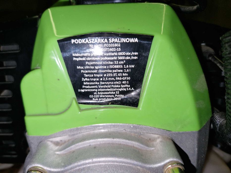 Podkaszarka spalinowa 52 cm³ 1,6 kW SGT1602-15