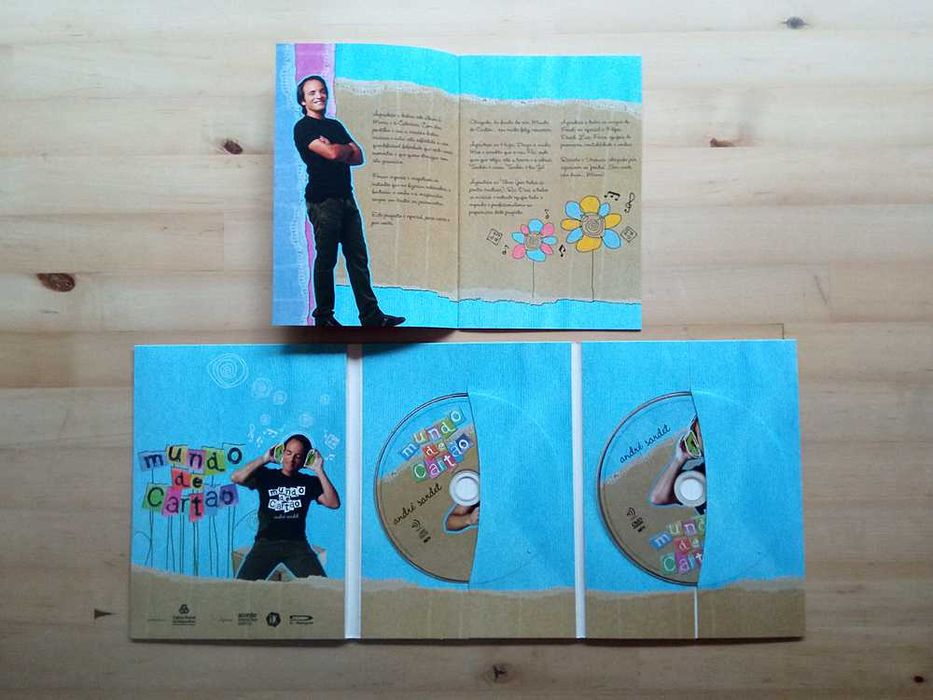 CD André Sardet - Mundo De Cartão (Edição Especial CD+DVD)