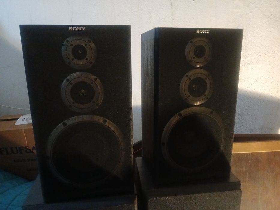 Colunas Technics e Sony 2 conjuntos