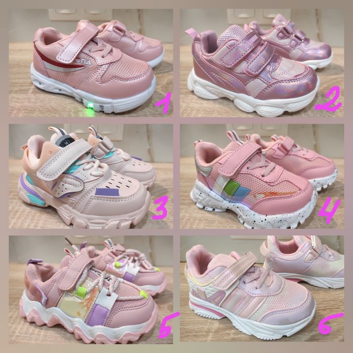 Нові кроссовки, кросівки для девочки, дівчинки з 21 по 37 розмір