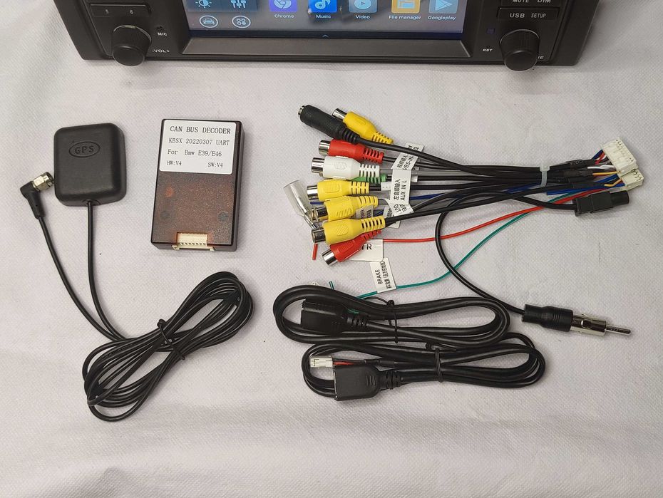 Rádio 2 din android BMW E39   • Wifi GPS BLUETOOTH + câmara