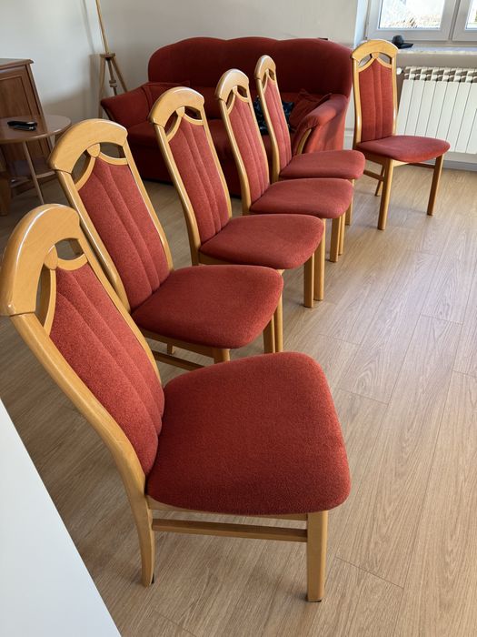 Krzesła 6 sztuk.