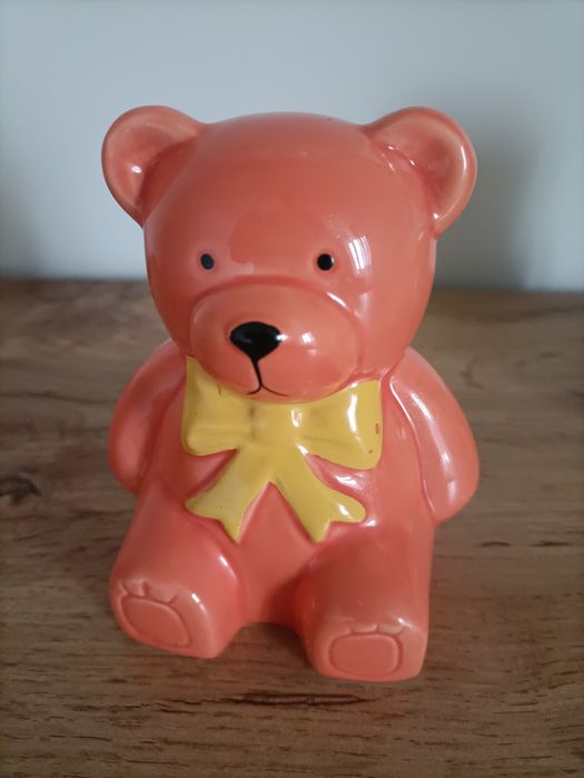 Skarbonka Miś z porcelany