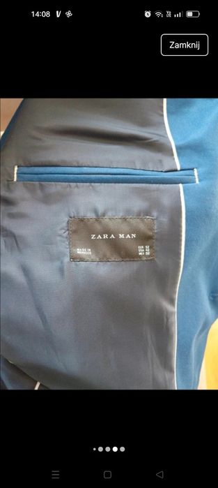 Marynarka Zara Man rozmiar XL