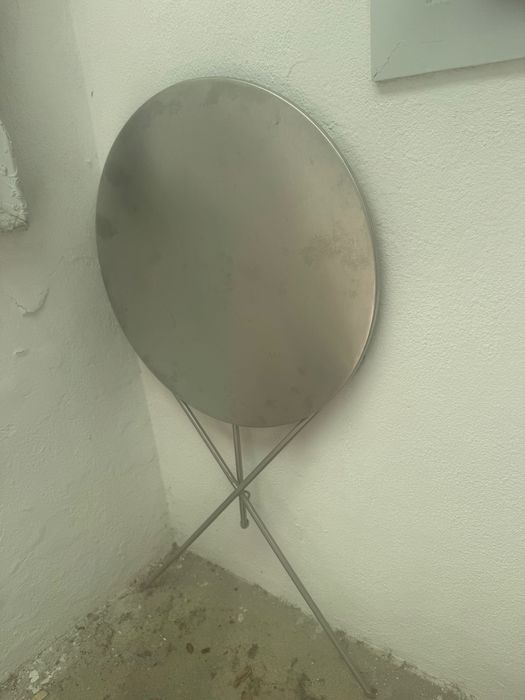 Outdoor metal table