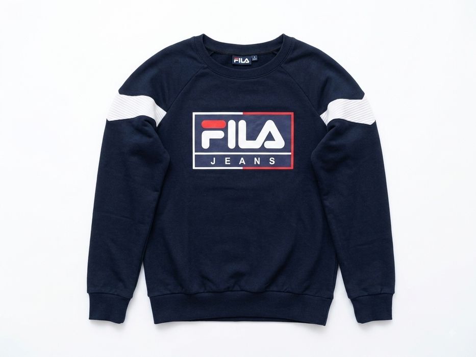 Чоловічий світшот / реглан FILA Jeans (темно-синій) — розмір 44