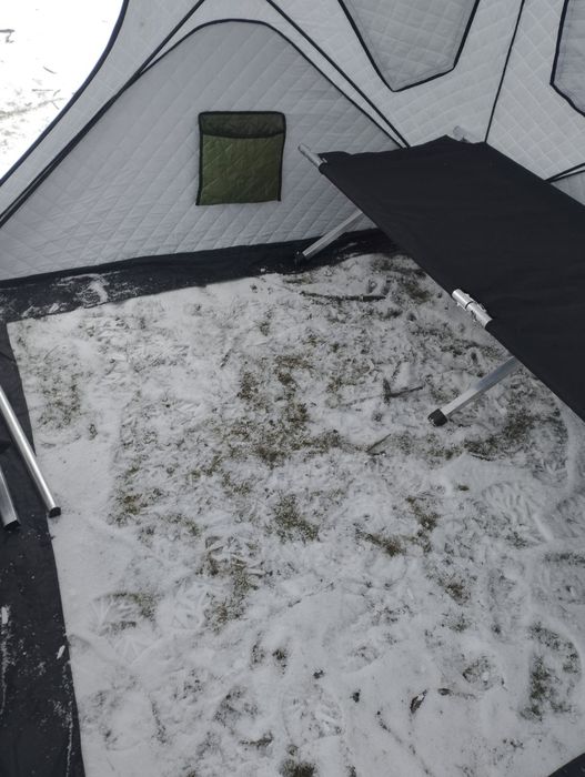 Зимова палатка, квадрик,розкладушка, бур