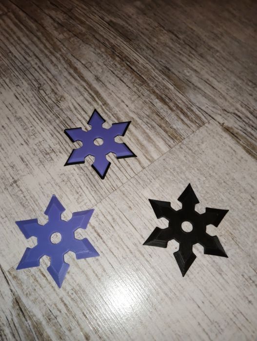 Shuriken ninja druk 3d