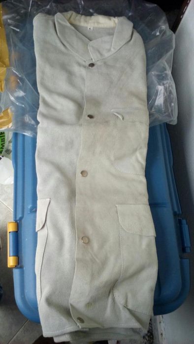 Casaco soldador em cabedal novo