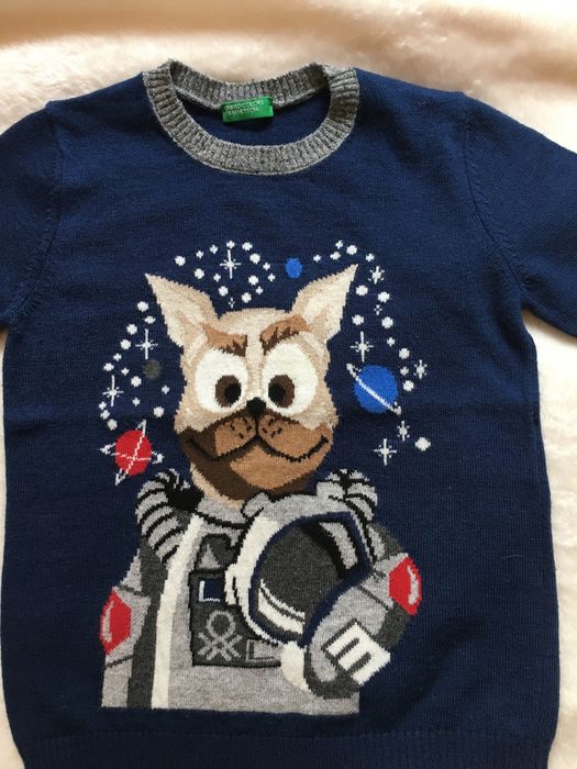 Nowy sweterek Benetton rozm XXS 98 / 104 dla chłopca