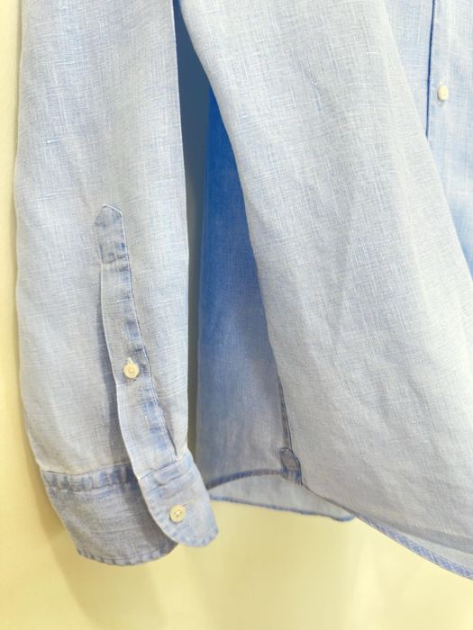 Boggi Milano Regular Fit French Linen Shirt L