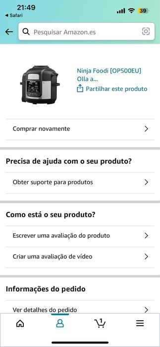 Ninja Foodi MAX Panela elétrica multifuncional,