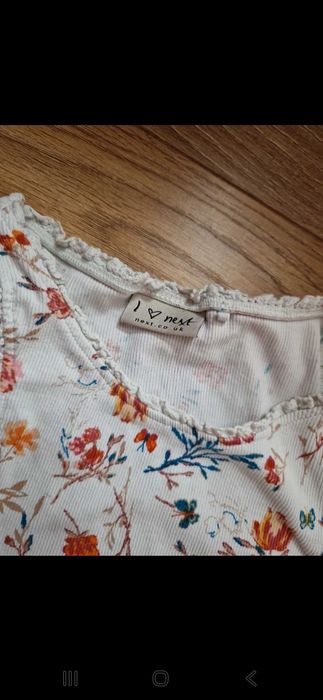 Zestaw 5 koszulek na naramkach roz 128