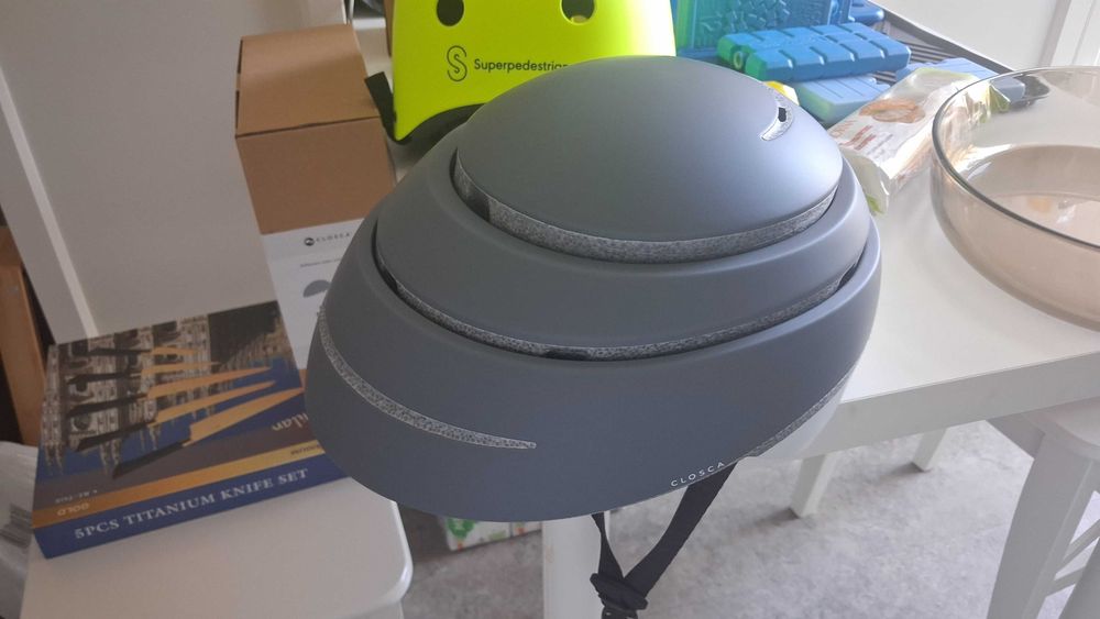 Capacete de bicicleta Closca HElmet dobravel NOVO