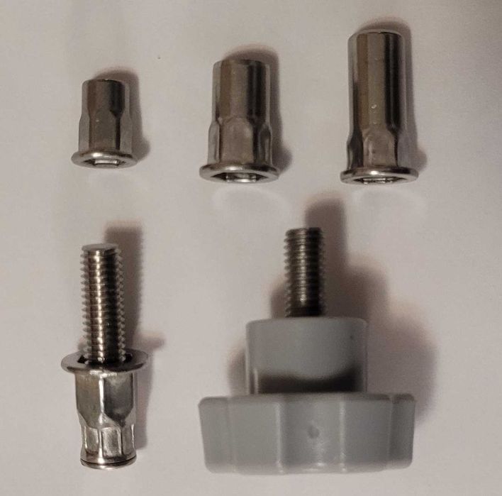 заклепка вытяжная нержавеющая шестигранная ручка-звездочка