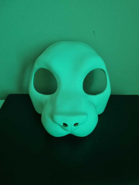 Furry fursuit mask base cosplay maska baza fursona therian kemono kigurumi cat kot