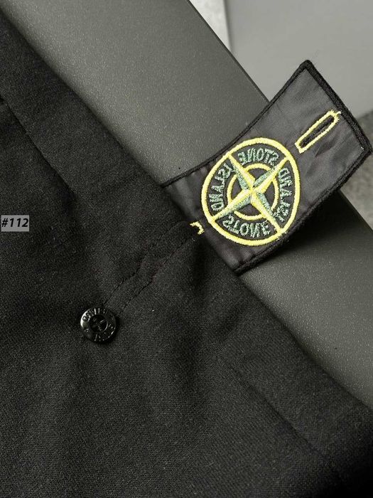 Спортивні Штани Stone Island (Cotton 100%) Черные Штаны Стон Айленд