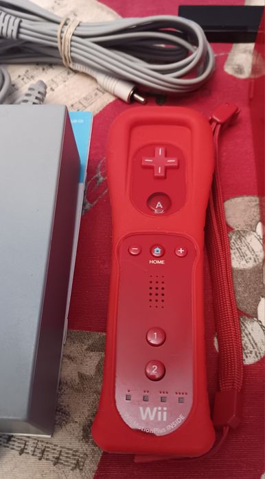 Conjunto Nintendo Wii Vermelha Edição Limitada