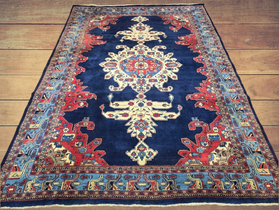 Geometryczny Wiss - Perski dywan z Iranu - Rękodzieło - 230 x 335 cm