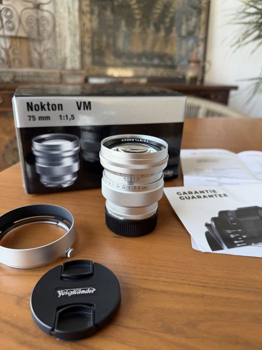VOIGTLÄNDER VM Nokton 75mm f/1.5 (c/garantia)