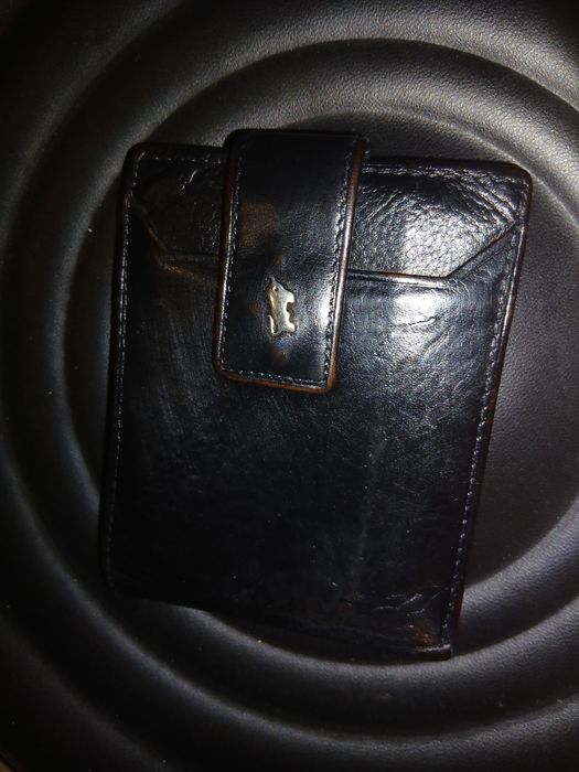Кожаный кашелёк.Braun Buffel