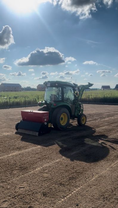 Zakładanie trawnika , systemy nawadniania, minikoparka, wertykulacja