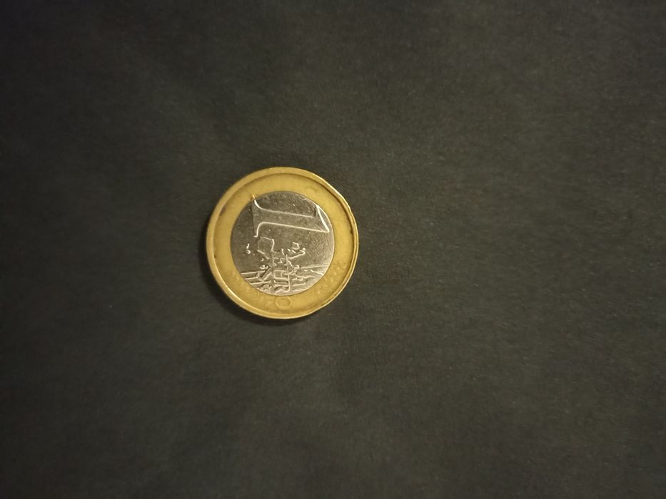 Moeda com erro de cunhagem, para colecionares interessados