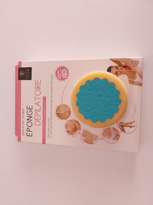 Esponja para depilação e esfoliação suave - NOVO