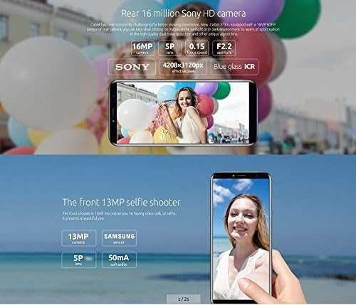 Cubot X18 3/32GB LTE Dual SIM czytnik linii