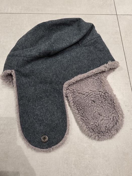 Czapka Uszatka Pilotka Zimowa Ciepła Wojskowa FS 59 L Baranek