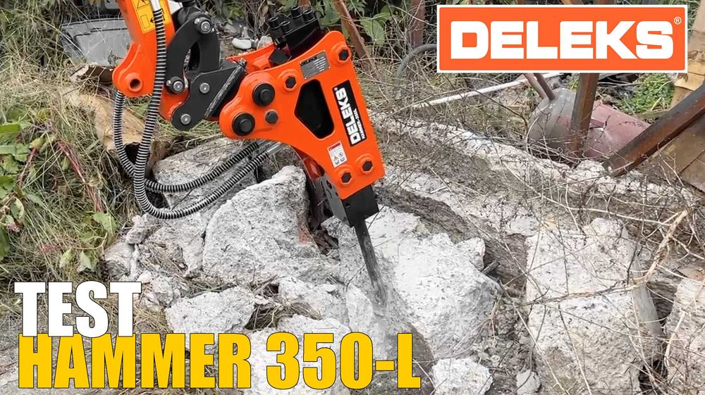 Martelo Hidr. P/Escavadora HAMMER-350-L - 2 Ponteiras **Envio GRATIS**
