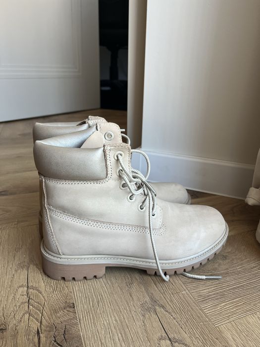 House Nowe botki śniegowce trapery beżowe 37