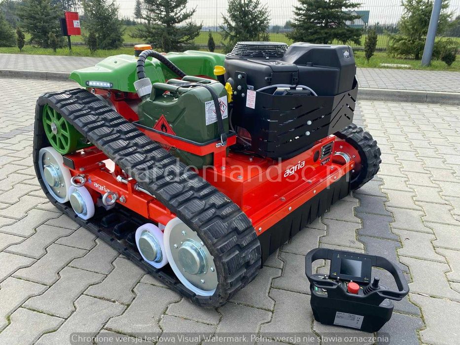 Kosiarka (robot) mulczująca AGRIA 9500, koszenie stromych terenów