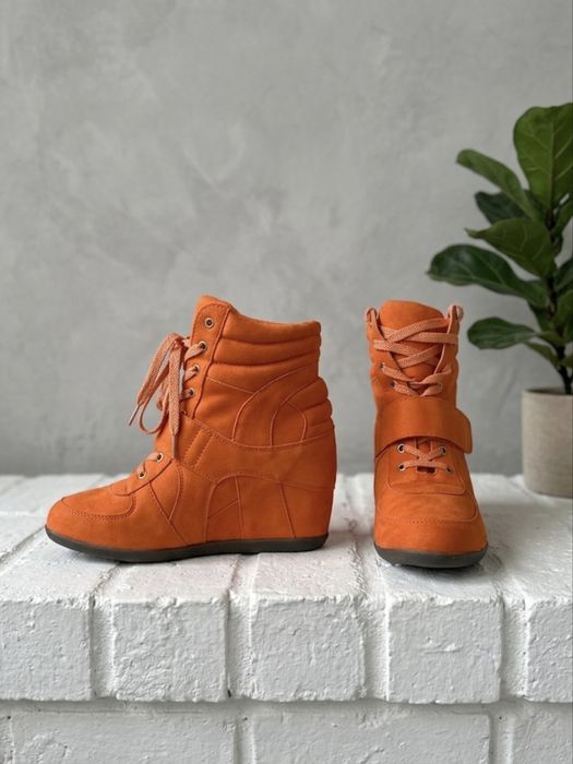 Buty na koturnie w stylu isabel marant sneakersy wedges koturna rozm 39/40