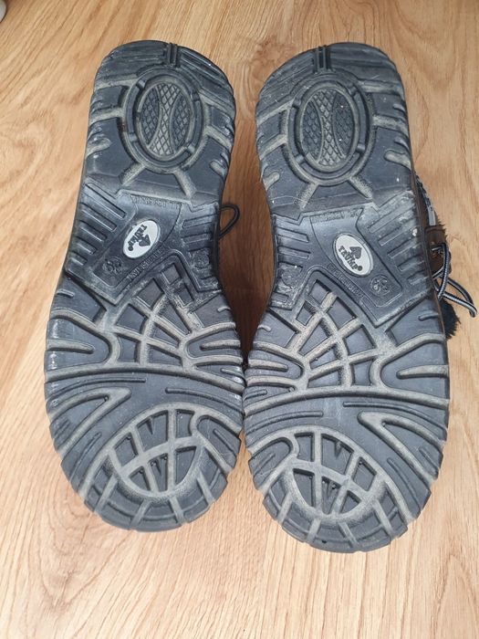Buty trapery ocieplane z futerkiem obuwie ochronne