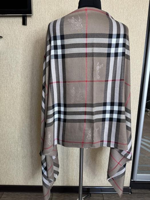Шикарний кашеміровий шарф, палантин burberry