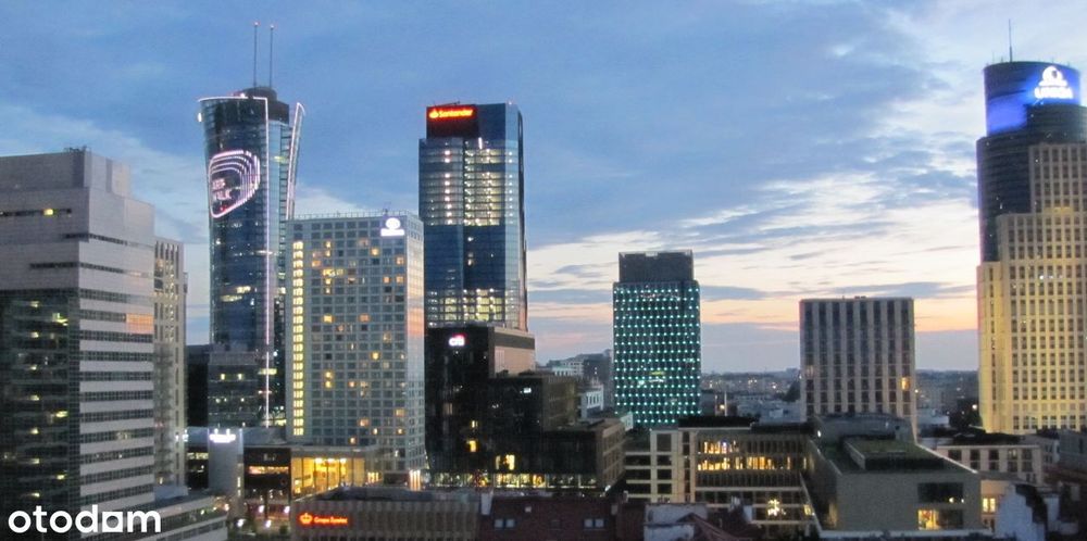 Centrum Żelazna 2 pokoje 14 piętro Klimatyzowane, widok, cisza
