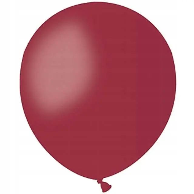 Balony pastelowe bordowe 13cm 5" 100szt GEMAR lateksowe gumowe #047. Ge.Ma.R.. Nowy Produkt