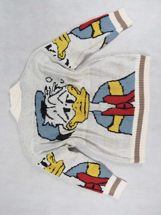 nowy sweter z Donaldem L-XL kardigan z kaczorem Donaldem