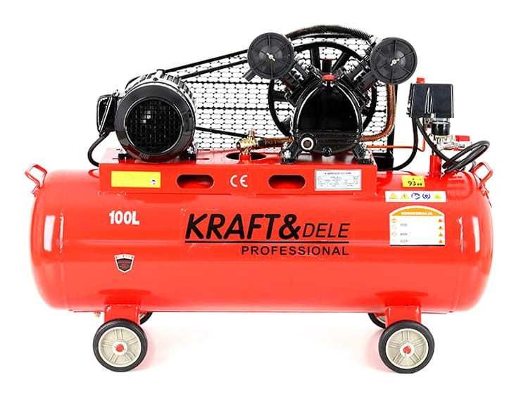 KRAFT&DELE Kompresor Olejowy Sprężarka 100l 400v 4,6km KD404